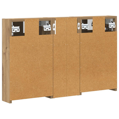 Bathroom Cabinet Set 3 pcs 80 x 10.5 x 50 cm Engineered wood