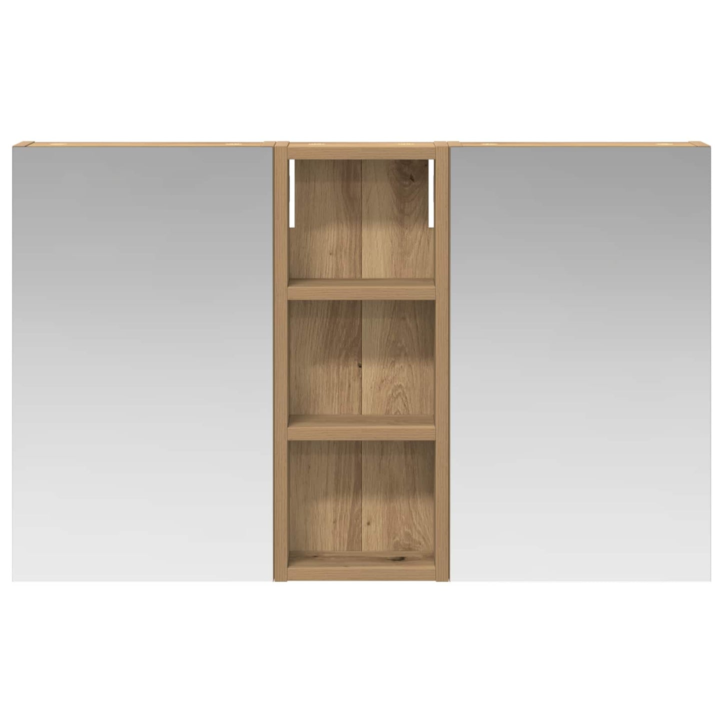 Bathroom Cabinet Set 3 pcs 80 x 10.5 x 50 cm Engineered wood