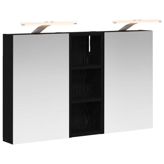 Bathroom Cabinet Set 3 pcs 80 x 10.5 x 50 cm Engineered wood