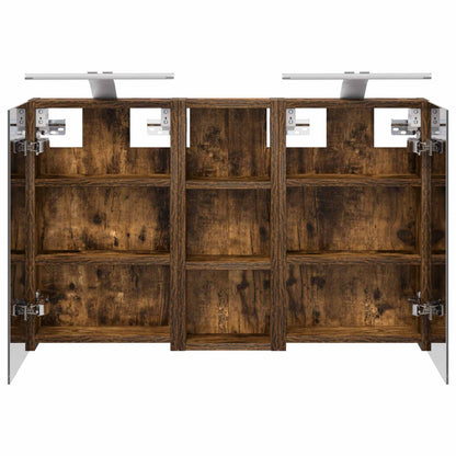 Bathroom Cabinet Set 3 pcs 80 x 10.5 x 50 cm Engineered wood