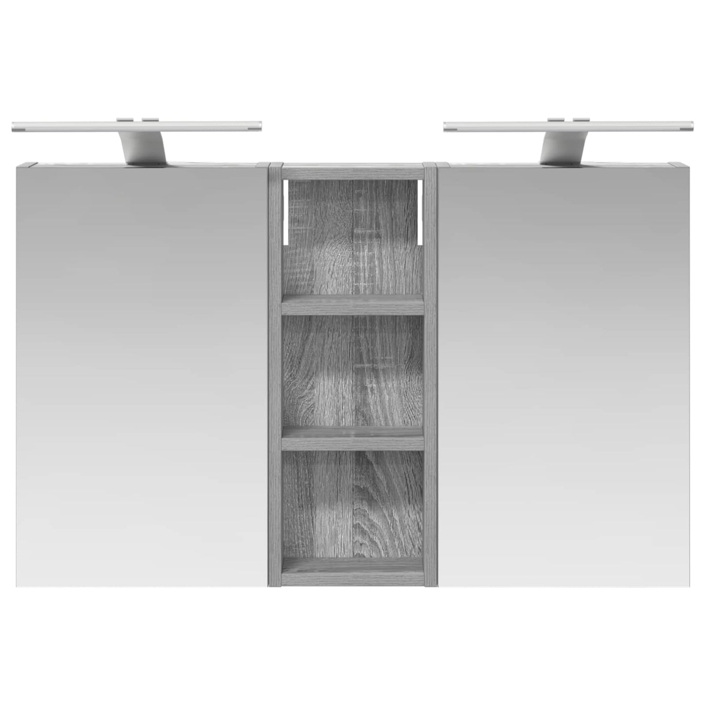 Bathroom Cabinet Set 3 pcs 80 x 10.5 x 50 cm Engineered wood