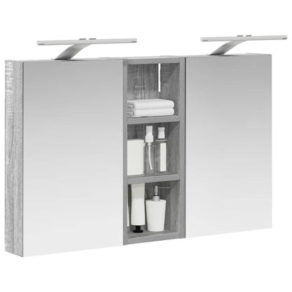 Bathroom Cabinet Set 3 pcs 80 x 10.5 x 50 cm Engineered wood