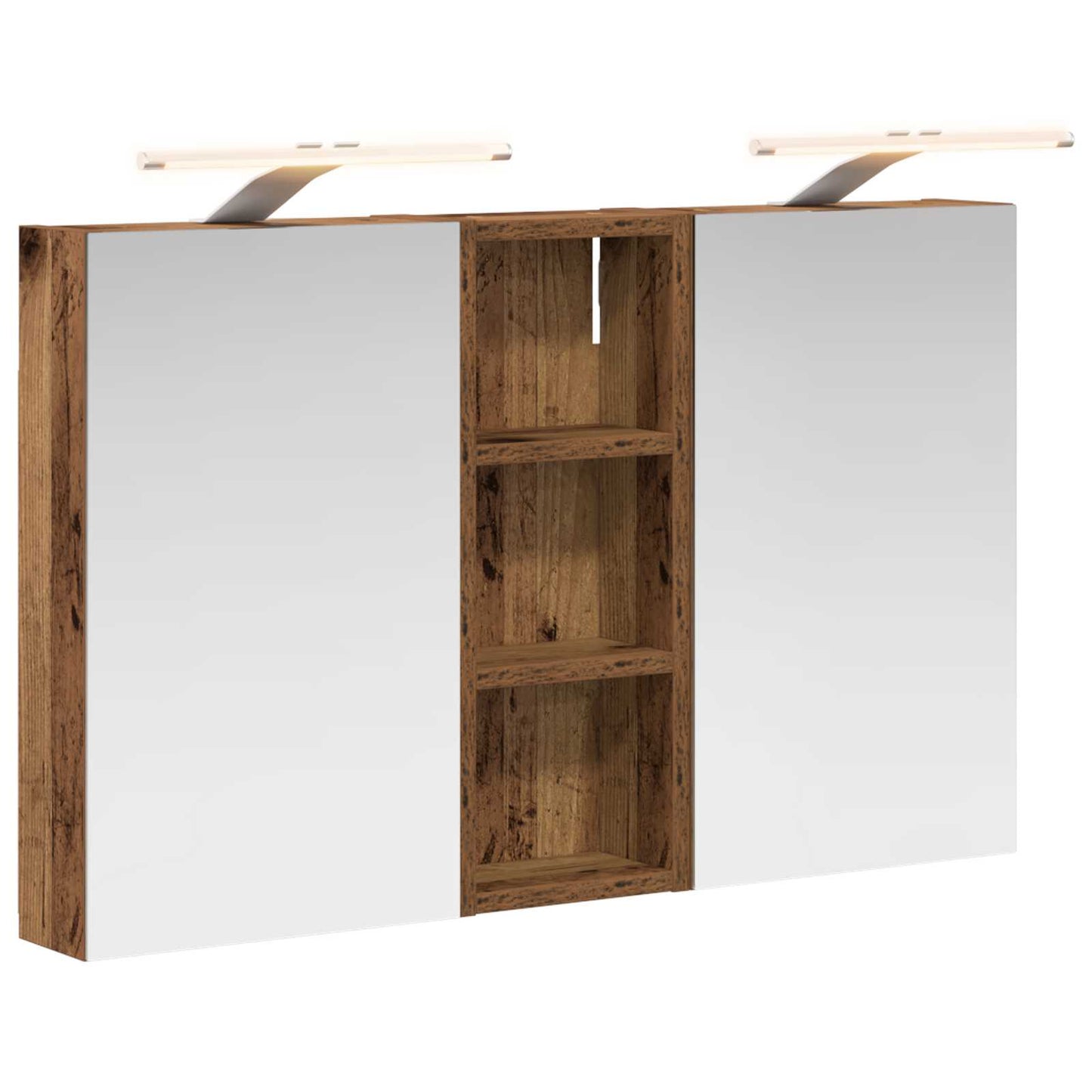 Bathroom Cabinet Set 3 pcs 80 x 10.5 x 50 cm Engineered wood