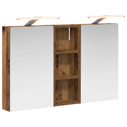 Bathroom Cabinet Set 3 pcs 80 x 10.5 x 50 cm Engineered wood