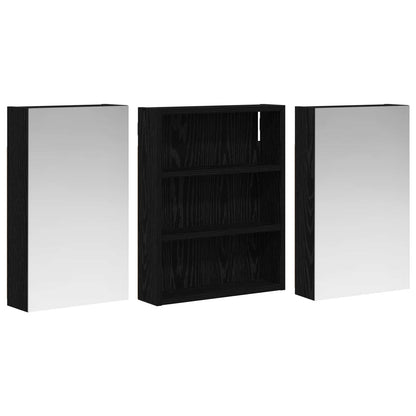 Bathroom Cabinet Set 3 pcs 100 x 10.5 x 50 cm Engineered wood