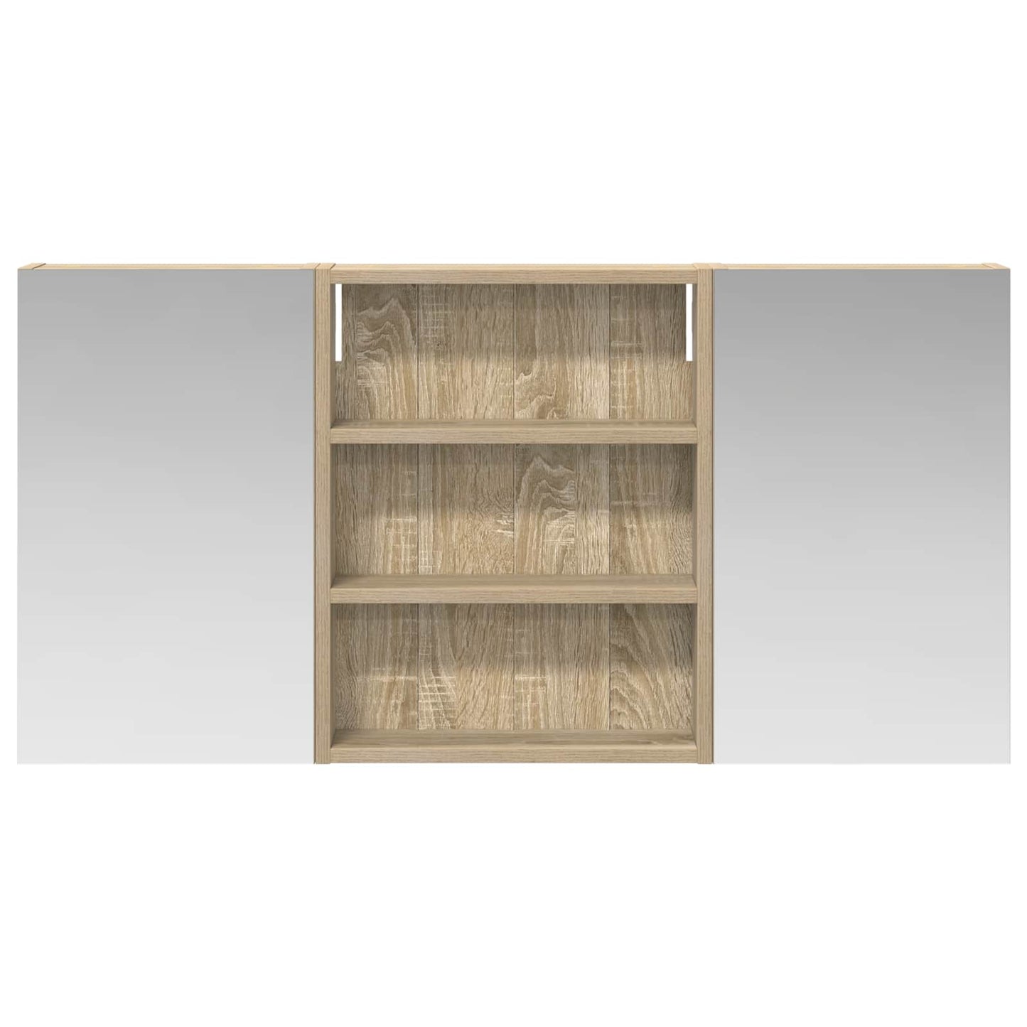Bathroom Cabinet Set 3 pcs 100 x 10.5 x 50 cm Engineered wood