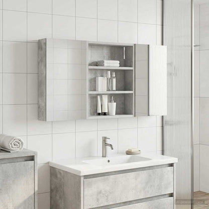 Bathroom Cabinet Set 3 pcs 100 x 10.5 x 50 cm Engineered wood