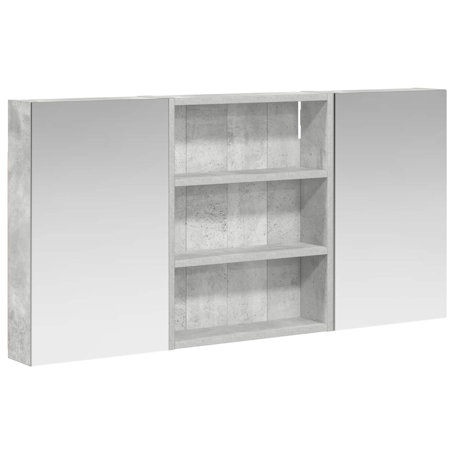 Bathroom Cabinet Set 3 pcs 100 x 10.5 x 50 cm Engineered wood