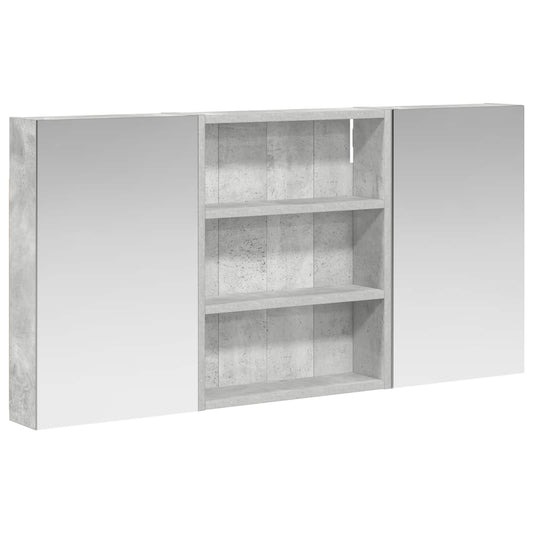 Bathroom Cabinet Set 3 pcs 100 x 10.5 x 50 cm Engineered wood