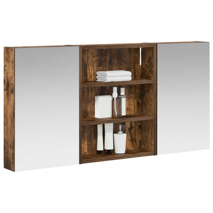 Bathroom Cabinet Set 3 pcs 100 x 10.5 x 50 cm Engineered wood