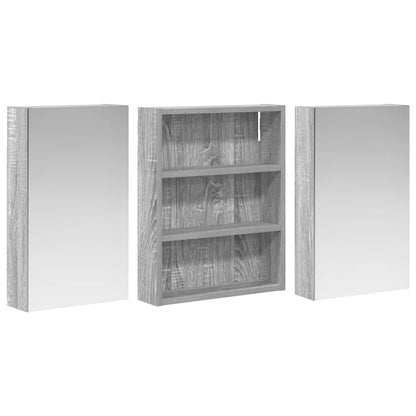 Bathroom Cabinet Set 3 pcs 100 x 10.5 x 50 cm Engineered wood