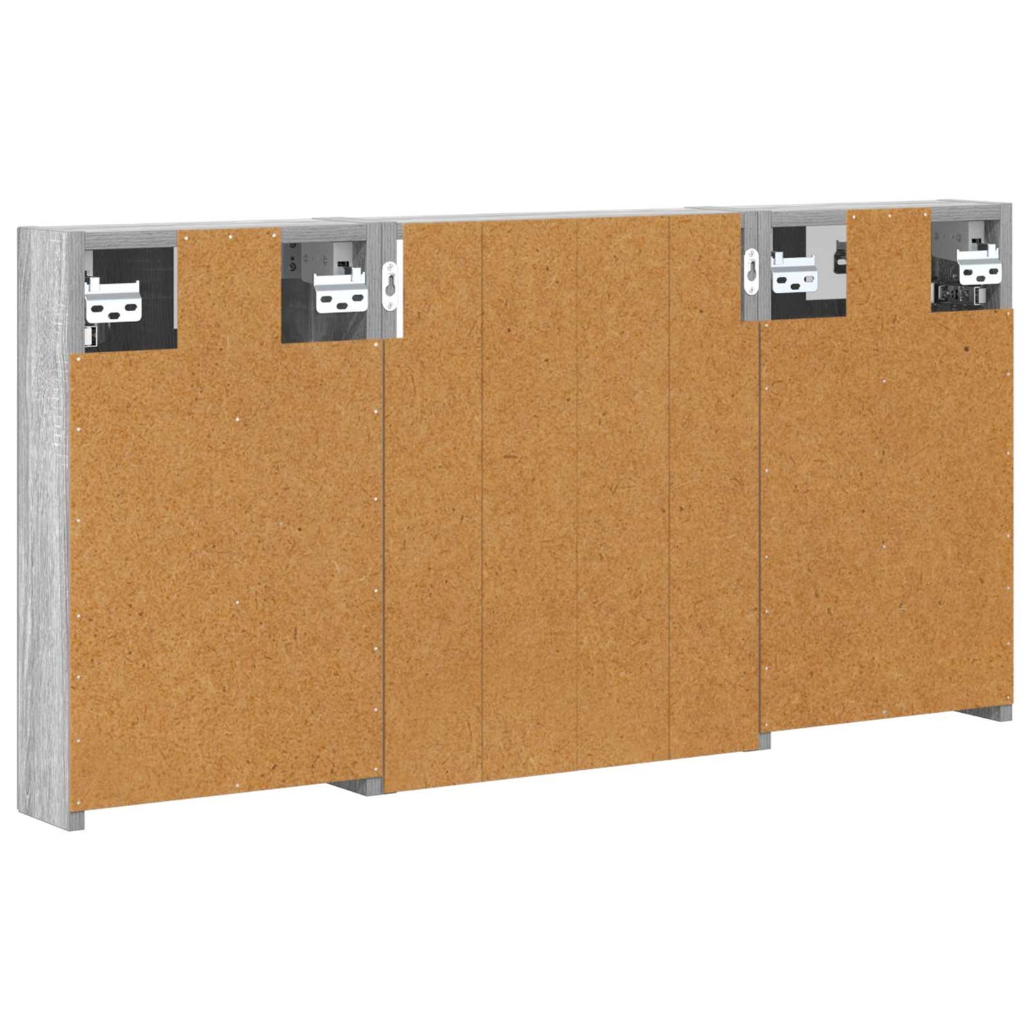 Bathroom Cabinet Set 3 pcs 100 x 10.5 x 50 cm Engineered wood