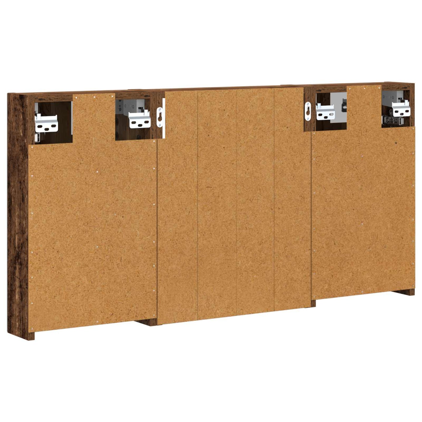 Bathroom Cabinet Set 3 pcs 100 x 10.5 x 50 cm Engineered wood