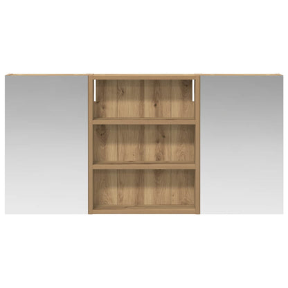 Bathroom Cabinet Set 3 pcs 100 x 10.5 x 50 cm Engineered wood
