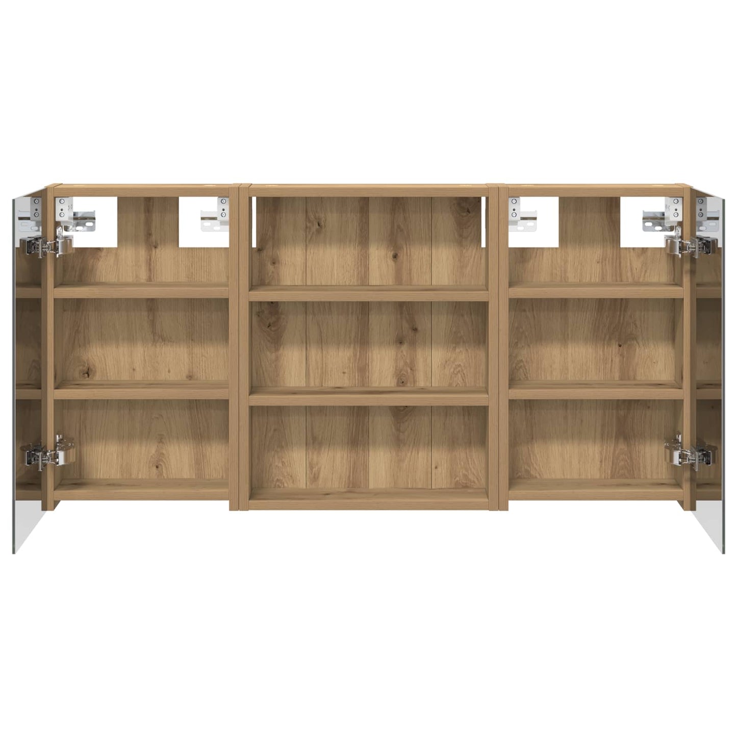 Bathroom Cabinet Set 3 pcs 100 x 10.5 x 50 cm Engineered wood