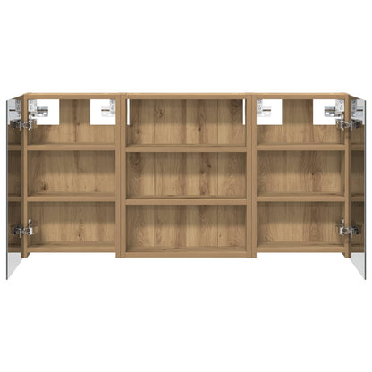 Bathroom Cabinet Set 3 pcs 100 x 10.5 x 50 cm Engineered wood
