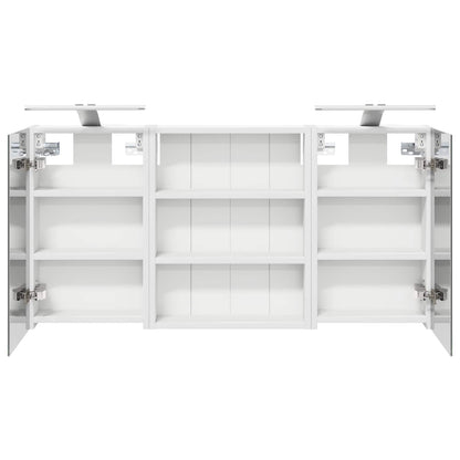 Bathroom Cabinet Set 3 pcs 100 x 10.5 x 50 cm Engineered wood