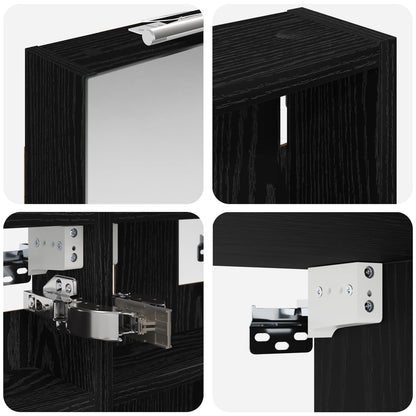 Bathroom Cabinet Set 3 pcs 100 x 10.5 x 50 cm Engineered wood