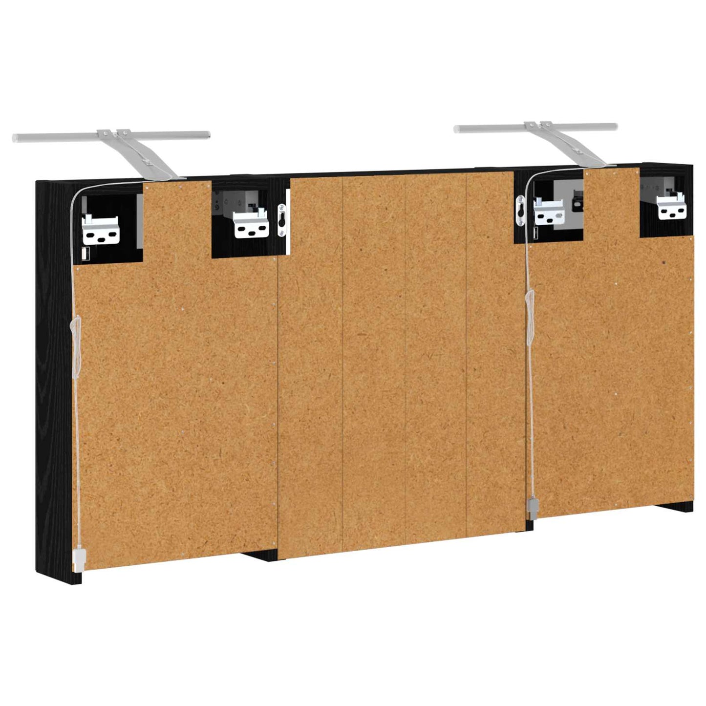 Bathroom Cabinet Set 3 pcs 100 x 10.5 x 50 cm Engineered wood