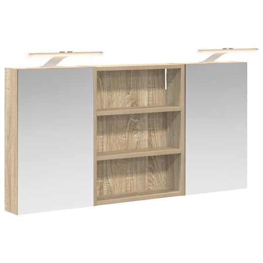 Bathroom Cabinet Set 3 pcs 100 x 10.5 x 50 cm Engineered wood