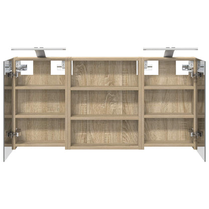 Bathroom Cabinet Set 3 pcs 100 x 10.5 x 50 cm Engineered wood