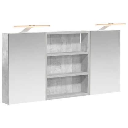 Bathroom Cabinet Set 3 pcs 100 x 10.5 x 50 cm Engineered wood