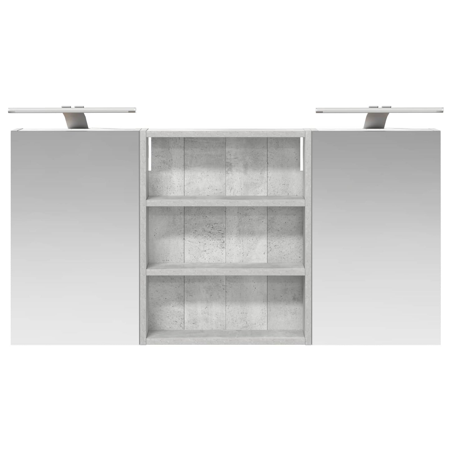Bathroom Cabinet Set 3 pcs 100 x 10.5 x 50 cm Engineered wood