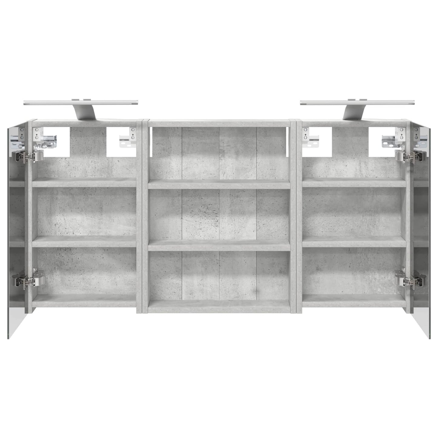 Bathroom Cabinet Set 3 pcs 100 x 10.5 x 50 cm Engineered wood