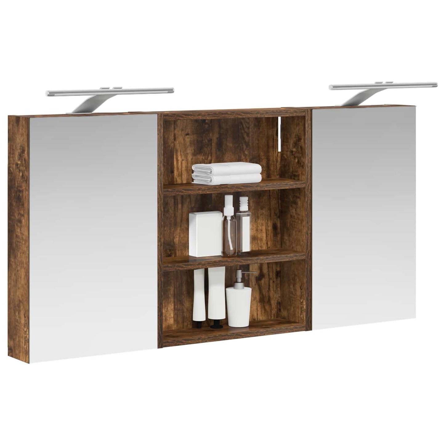 Bathroom Cabinet Set 3 pcs 100 x 10.5 x 50 cm Engineered wood