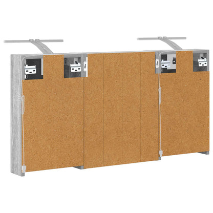 Bathroom Cabinet Set 3 pcs 100 x 10.5 x 50 cm Engineered wood