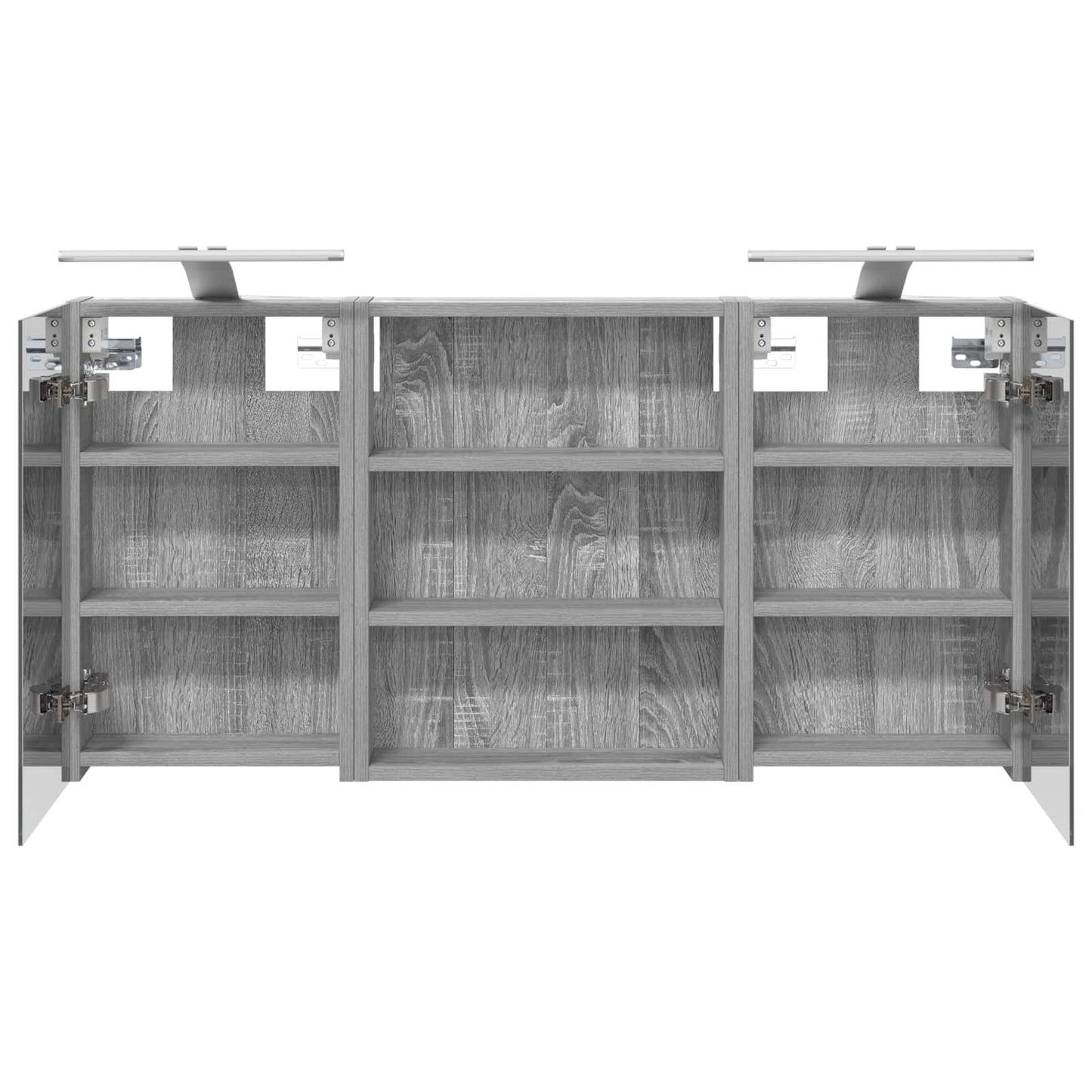 Bathroom Cabinet Set 3 pcs 100 x 10.5 x 50 cm Engineered wood