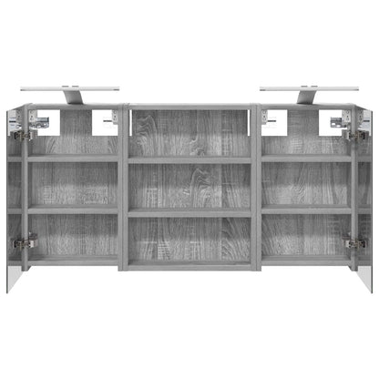 Bathroom Cabinet Set 3 pcs 100 x 10.5 x 50 cm Engineered wood