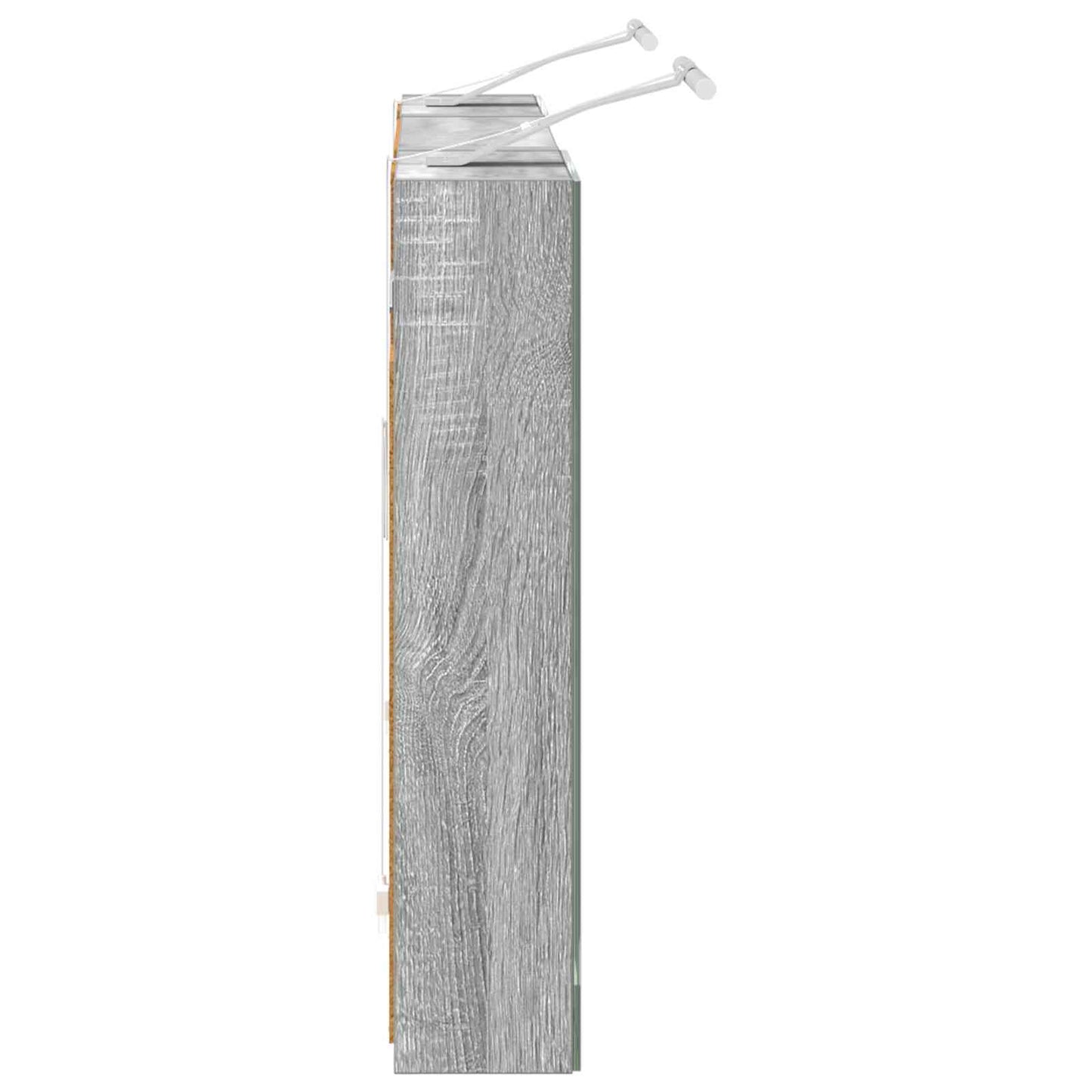 Bathroom Cabinet Set 3 pcs 100 x 10.5 x 50 cm Engineered wood