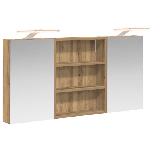 Bathroom Cabinet Set 3 pcs 100 x 10.5 x 50 cm Engineered wood