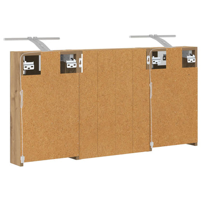 Bathroom Cabinet Set 3 pcs 100 x 10.5 x 50 cm Engineered wood