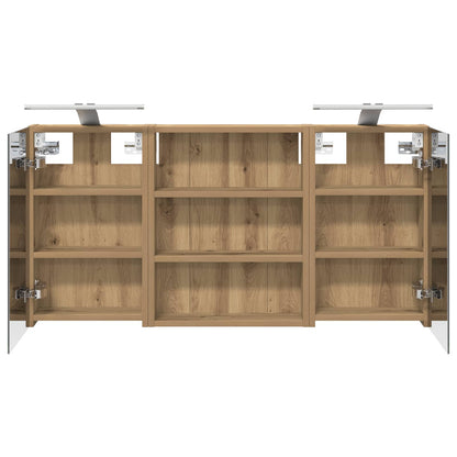 Bathroom Cabinet Set 3 pcs 100 x 10.5 x 50 cm Engineered wood