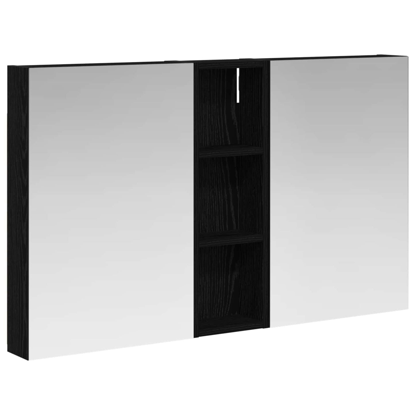 Bathroom Cabinet Set 3 pcs 100 x 10.5 x 60.5 cm Engineered wood