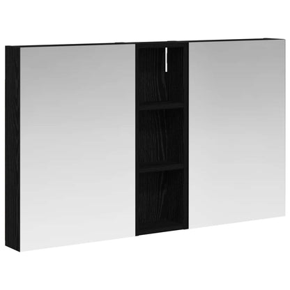Bathroom Cabinet Set 3 pcs 100 x 10.5 x 60.5 cm Engineered wood
