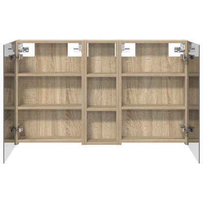 Bathroom Cabinet Set 3 pcs 100 x 10.5 x 60.5 cm Engineered wood