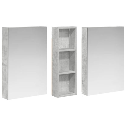 Bathroom Cabinet Set 3 pcs 100 x 10.5 x 60.5 cm Engineered wood