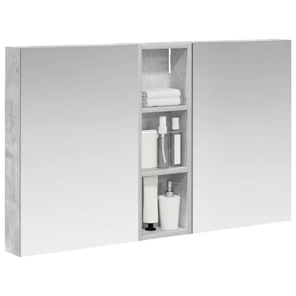 Bathroom Cabinet Set 3 pcs 100 x 10.5 x 60.5 cm Engineered wood