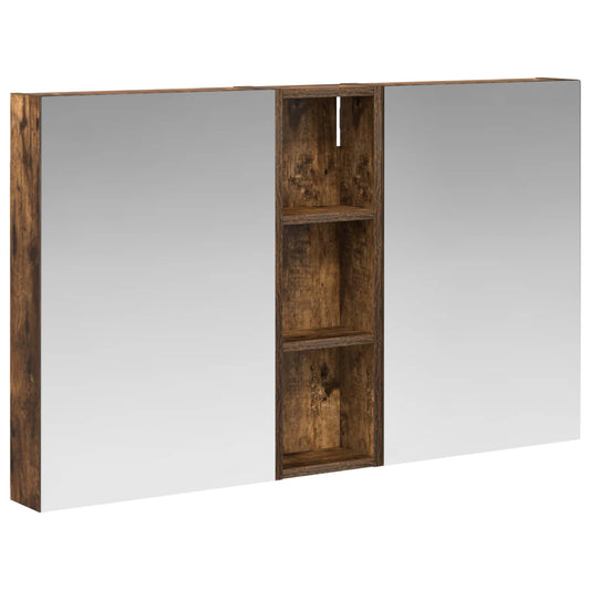 Bathroom Cabinet Set 3 pcs 100 x 10.5 x 60.5 cm Engineered wood