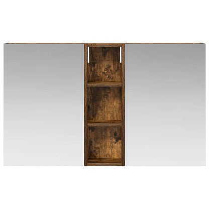Bathroom Cabinet Set 3 pcs 100 x 10.5 x 60.5 cm Engineered wood