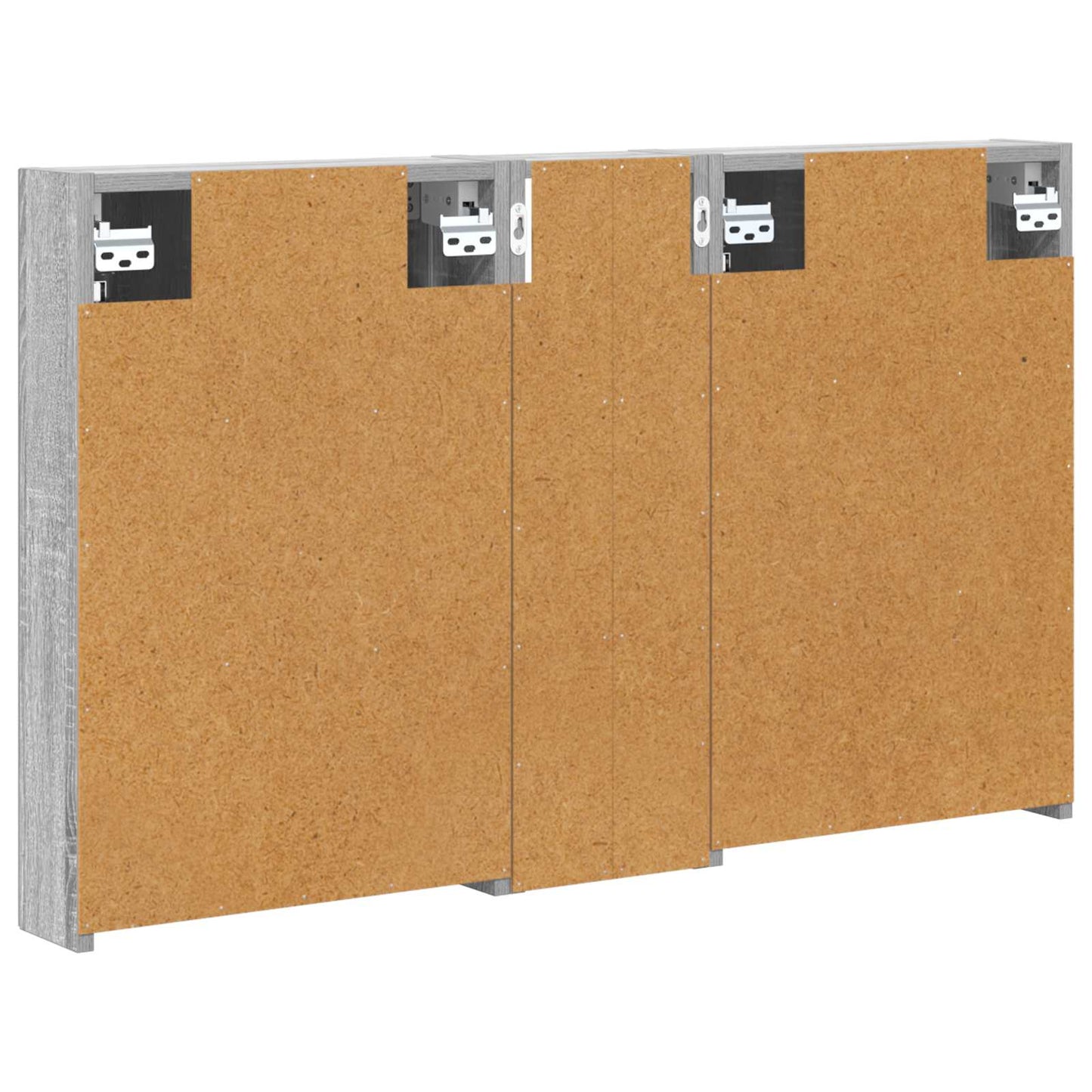 Bathroom Cabinet Set 3 pcs 100 x 10.5 x 60.5 cm Engineered wood