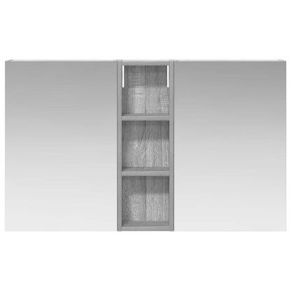 Bathroom Cabinet Set 3 pcs 100 x 10.5 x 60.5 cm Engineered wood