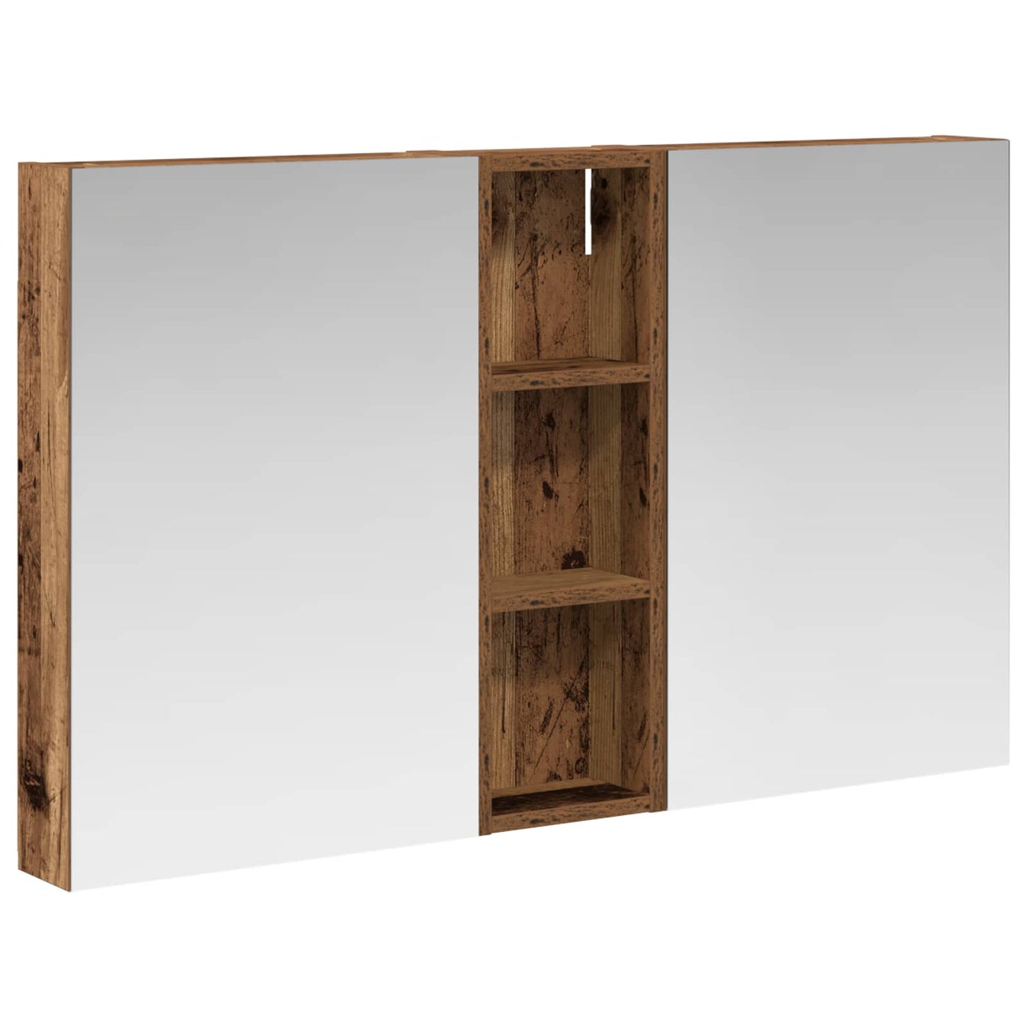 Bathroom Cabinet Set 3 pcs 100 x 10.5 x 60.5 cm Engineered wood