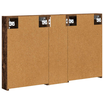 Bathroom Cabinet Set 3 pcs 100 x 10.5 x 60.5 cm Engineered wood