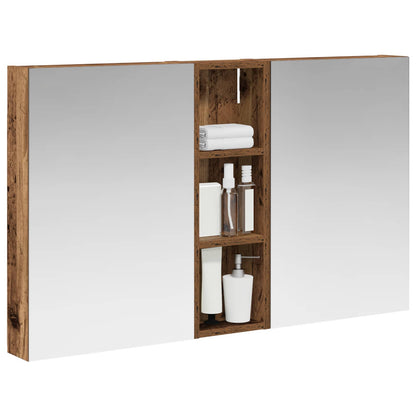 Bathroom Cabinet Set 3 pcs 100 x 10.5 x 60.5 cm Engineered wood
