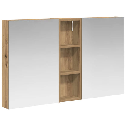 Bathroom Cabinet Set 3 pcs 100 x 10.5 x 60.5 cm Engineered wood