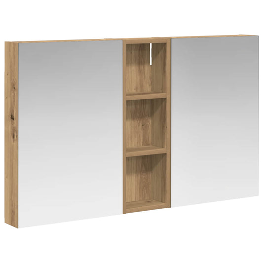 Bathroom Cabinet Set 3 pcs 100 x 10.5 x 60.5 cm Engineered wood